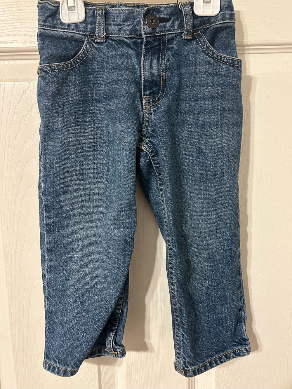 Toddler Boys, OshKosh B'gosh, Blue Denim Jeans, Adjustable Waist, 2T
